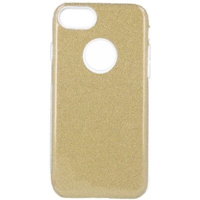 Zadní pevný kryt Forcell na mobil iPhone 8 glitter zlatý Zadní pevný kryt Forcell na mobil iPhone 8 glitter zlatý