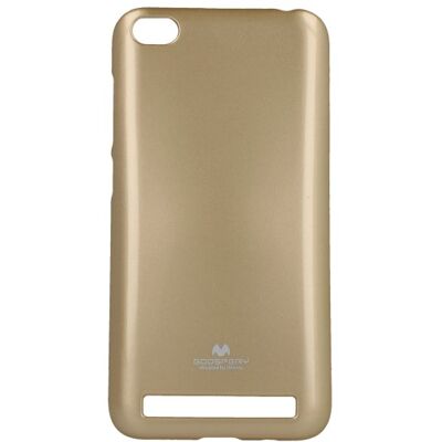 Zadní silikonový kryt Mercury Jelly Case na mobil Xiaomi Redmi 5A zlatý Zadní silikonový kryt Mercury Jelly Case na mobil Xiaomi Redmi 5A zlatý
