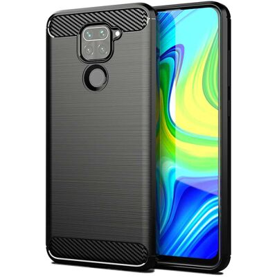 Forcell Zadní silikonový kryt na mobil Xiaomi Redmi Note 9 černý Forcell Zadní silikonový kryt na mobil Xiaomi Redmi Note 9 černý