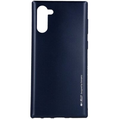 Zadní silikonový kryt Mercury iJelly Metal na mobil Samsung Note 10 černý Zadní silikonový kryt Mercury iJelly Metal na mobil Samsung Note 10 černý