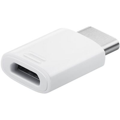 Originální adaptér Samsung EE-GN930 microUSB - USB-C bílý Originální adaptér Samsung EE-GN930 microUSB - USB-C bílý