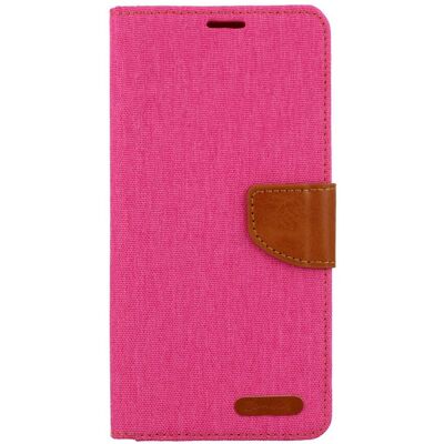 Knížkové pouzdro Canvas na mobil Xiaomi Redmi 13C růžové Knížkové pouzdro Canvas na mobil Xiaomi Redmi 13C růžové