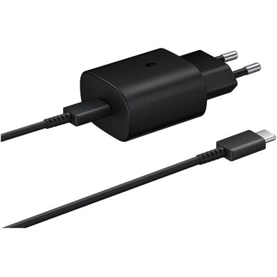 Originální rychlonabíječka Samsung EP-T1510EBE včetně USB-C kabelu EP-DA705BBE černá 15W Originální rychlonabíječka Samsung EP-T1510EBE včetně USB-C kabelu EP-DA705BBE černá 15W