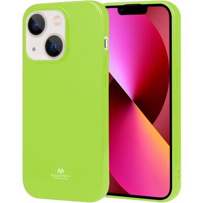 Zadní kryt Mercury Jelly Case na mobil iPhone 14 limetkový Zadní kryt Mercury Jelly Case na mobil iPhone 14 limetkový