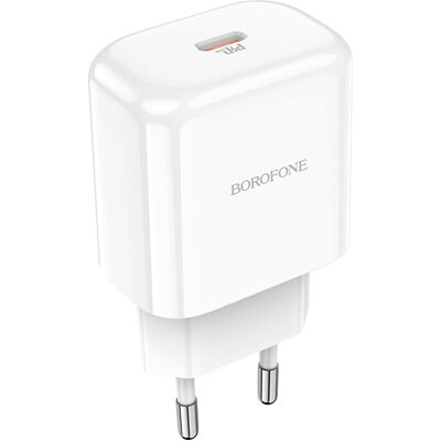 Rychlonabíječka Borofone BN3 20W bez kabelu bílá Rychlonabíječka Borofone BN3 20W bez kabelu bílá