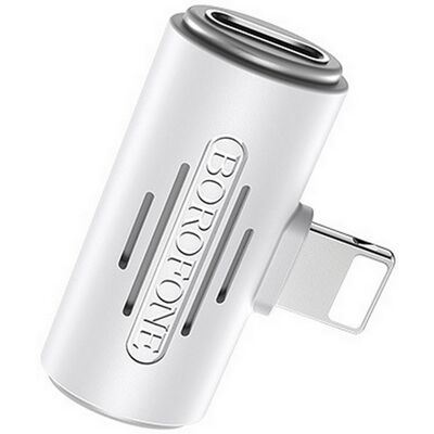 Adaptér Borofone BV6 Lightning - 2× Lightning bílý Adaptér Borofone BV6 Lightning - 2× Lightning bílý