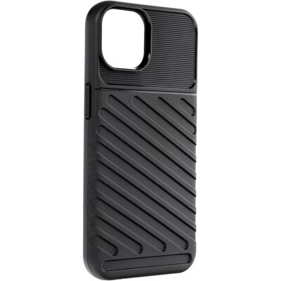 Zadní kryt Forcell Thunder na mobil iPhone 13 černý Zadní kryt Forcell Thunder na mobil iPhone 13 černý