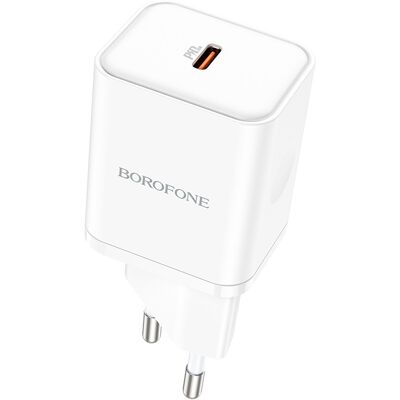 Rychlonabíječka Borofone BN6 20W bez kabelu bílá Rychlonabíječka Borofone BN6 20W bez kabelu bílá