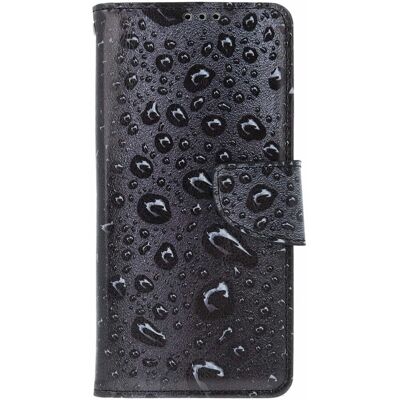 Knížkové pouzdro TopQ na mobil Xiaomi Redmi Note 14 5G Kapky Knížkové pouzdro TopQ na mobil Xiaomi Redmi Note 14 5G Kapky