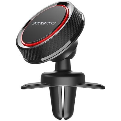 Magnetický držák na větrací mřížku Borofone BH12 černo-červený Magnetický držák na větrací mřížku Borofone BH12 černo-červený