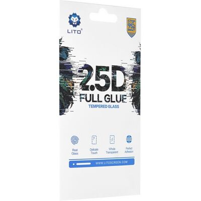 Tvrzené sklo LITO na mobil Xiaomi Redmi Note 10 FullGlue černé Tvrzené sklo LITO na mobil Xiaomi Redmi Note 10 FullGlue černé
