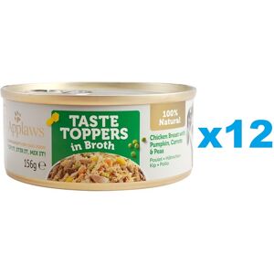 APPLAWS Taste Toppers Kuřecí prsa, dýně a hrášek ve vývaru 12x156 g APPLAWS Taste Toppers Kuřecí prsa, dýně a hrášek ve vývaru 12x156 g