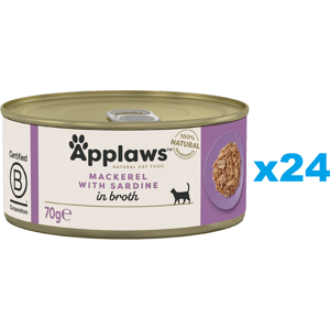 Krmení pro kočky Applaws Makrela Sardinka - Přirozené, Kompletní, 70g Krmení pro kočky Applaws Makrela Sardinka - Přirozené, Kompletní, 70g