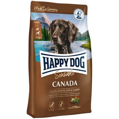 Happy Dog Supreme Sensible Canada Bezlepková krmivo pro psy - Losos, Králík & Jehně Happy Dog Supreme Sensible Canada Bezlepková krmivo pro psy - Losos, Králík & Jehně
