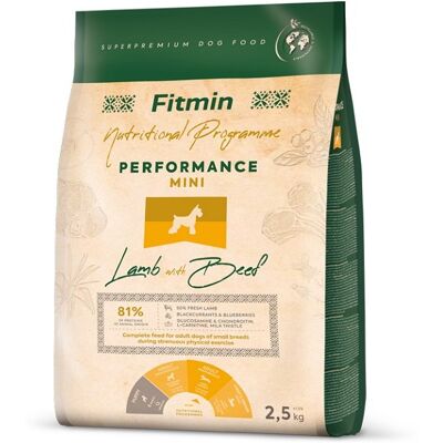 Fitmin Krmivo pro psy Mini Performance Jehněčí & Hovězí Fitmin Krmivo pro psy Mini Performance Jehněčí & Hovězí