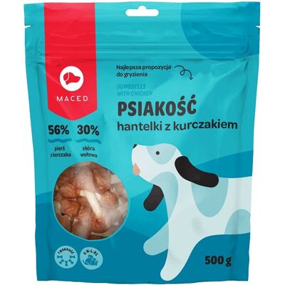 MACED Činky s kuřecím masem 500 g MACED Činky s kuřecím masem 500 g