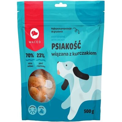MACED Lisovaná kost s kuřecím 500 g MACED Lisovaná kost s kuřecím 500 g