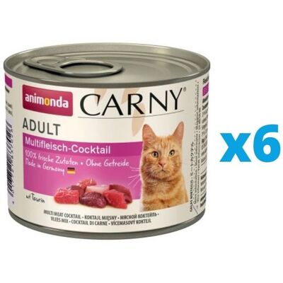 Animonda Carny Adult masový koktejl 6 x 200 g Animonda Carny Adult masový koktejl 6 x 200 g