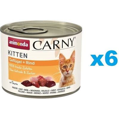 Animonda Carny Kitten Drůbež & Hovězí - Krmivo pro Kočky Animonda Carny Kitten Drůbež & Hovězí - Krmivo pro Kočky