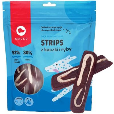 MACED proužky z kachny a tresky 500g MACED proužky z kachny a tresky 500g