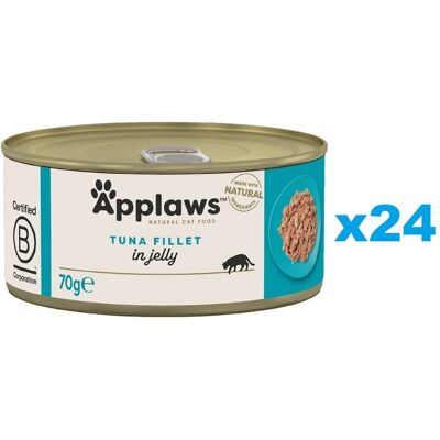 APPLAWS Cat Adult Jelly Tuňák v želé 24x70g APPLAWS Cat Adult Jelly Tuňák v želé 24x70g