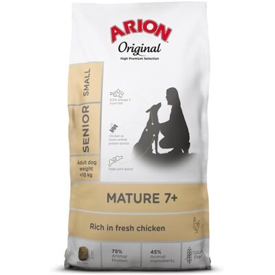 ARION Original Mature 7+ Malé Rýžové Kuře 7 kg - Psí krmivo ARION Original Mature 7+ Malé Rýžové Kuře 7 kg - Psí krmivo