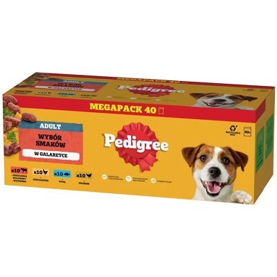 PEDIGREE Dospělá psí strava - Hovězí, Kuře, Ryba & Drůbež - Kompletní Výživa PEDIGREE Dospělá psí strava - Hovězí, Kuře, Ryba & Drůbež - Kompletní Výživa