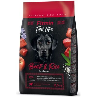 FITMIN Dog For Life Adult Beef Rice - Krmivo pro psy FITMIN Dog For Life Adult Beef Rice - Krmivo pro psy