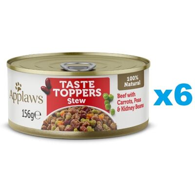 APPLAWS Taste Toppers Stew Hovězí, mrkev a hrášek 6x156 g APPLAWS Taste Toppers Stew Hovězí, mrkev a hrášek 6x156 g