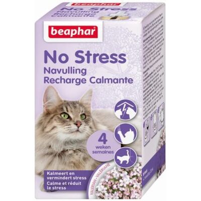 Beaphar No Stress Refill pro kočky 30 ml náhradní náplň k přípravku pro snížení stresu u koček Beaphar No Stress Refill pro kočky 30 ml náhradní náplň k přípravku pro snížení stresu u koček