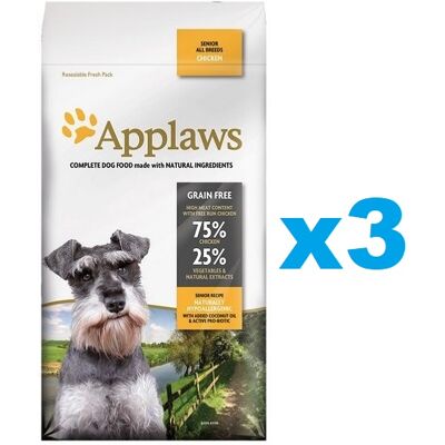 APPLAWS Senior All Breeds Chicken 6 kg (3x2 kg) APPLAWS Senior All Breeds Chicken 6 kg (3x2 kg)