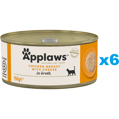 Kočičí krmivo Applaws v konzervě kuře se sýrem - 156g Kočičí krmivo Applaws v konzervě kuře se sýrem - 156g