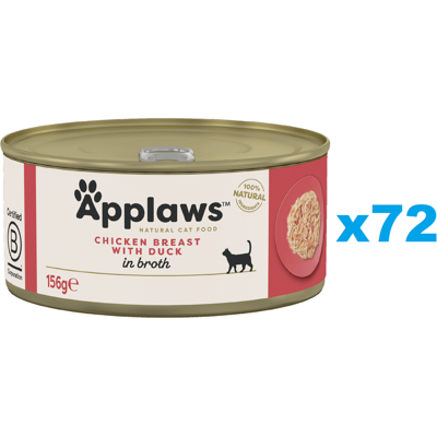 APPLAWS Cat Adult Chicken Breast with Duck 6x156g APPLAWS Cat Adult Chicken Breast with Duck 6x156g
