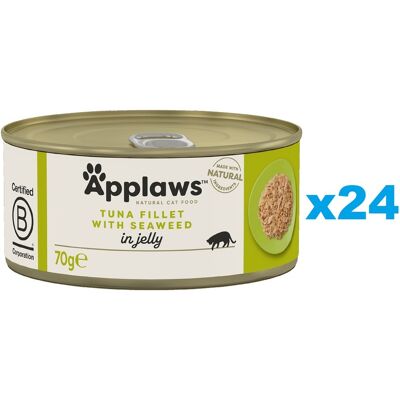 APPLAWS Cat Adult Jelly Tuňák a mořské řasy 24x70 g APPLAWS Cat Adult Jelly Tuňák a mořské řasy 24x70 g