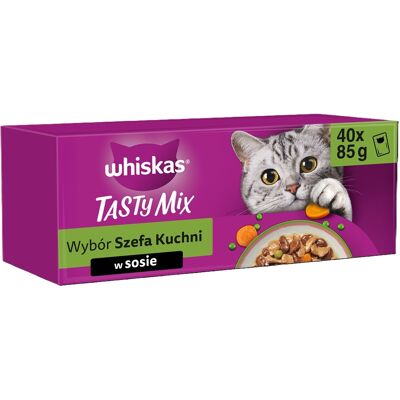 WHISKAS - Tasty Mix Cat Busta 40x85G - Krmivo pro kočky WHISKAS - Tasty Mix Cat Busta 40x85G - Krmivo pro kočky
