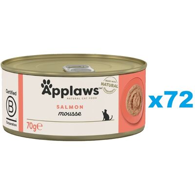 APPLAWS Cat Adult Mousse Losos 72x70 g APPLAWS Cat Adult Mousse Losos 72x70 g