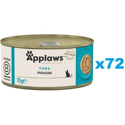 APPLAWS Cat Adult Mousse Tuňák 72x70 g APPLAWS Cat Adult Mousse Tuňák 72x70 g