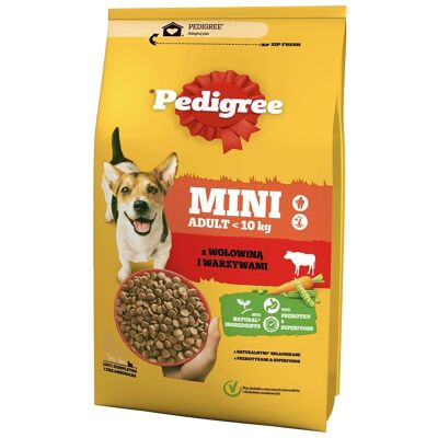 PEDIGREE Adult Mini 2,6 kg pro psy malých plemen s hovězím masem a zeleninou PEDIGREE Adult Mini 2,6 kg pro psy malých plemen s hovězím masem a zeleninou