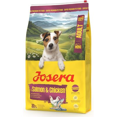 JOSERA Mini Adult Salmon and Chicken 10kg bezglutenové krmivo s omáčkou pro psy malých plemen JOSERA Mini Adult Salmon and Chicken 10kg bezglutenové krmivo s omáčkou pro psy malých plemen