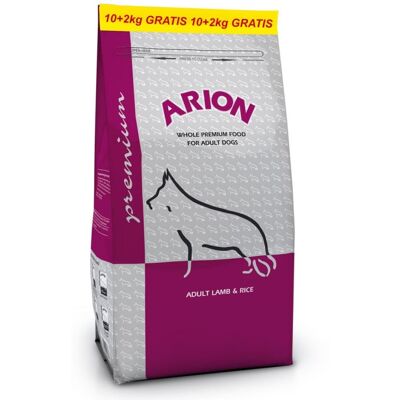 KRmivo pro psy ARION Jehně a Rýže - 12kg KRmivo pro psy ARION Jehně a Rýže - 12kg