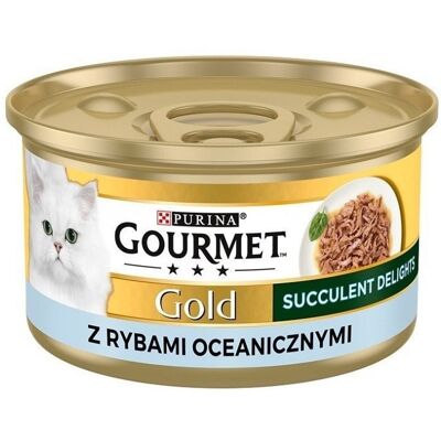 GOURMET Gold Adult Succulent Delights s mořskými rybami 12x85g GOURMET Gold Adult Succulent Delights s mořskými rybami 12x85g
