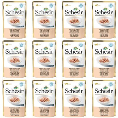 Schesir Kočka Tuňák se Salmonem - 50g Schesir Kočka Tuňák se Salmonem - 50g