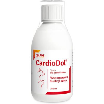 DOLFOS CardioDol 250ml podpora funkcí srdce sirup pro psy a kočky DOLFOS CardioDol 250ml podpora funkcí srdce sirup pro psy a kočky