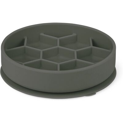 ZOLUX Slow-Eating-Silicone Bowl M - Šedá - Dog bowl ZOLUX Slow-Eating-Silicone Bowl M - Šedá - Dog bowl
