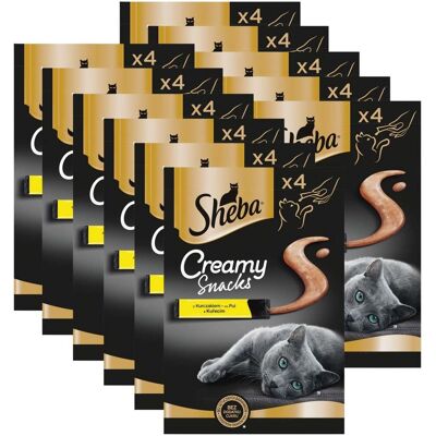 SHEBA Creamy Snacks krémový pamlsek pro kočky s kuřecím masem 44x12g SHEBA Creamy Snacks krémový pamlsek pro kočky s kuřecím masem 44x12g