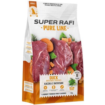 Super RAFI Pure Line Kachna s batáty 9 kg granule pro psy Super RAFI Pure Line Kachna s batáty 9 kg granule pro psy