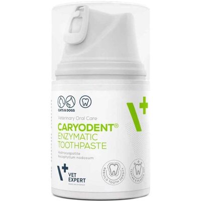 VETEXPERT VET EXPERT Caryodent Enzymatic Toothpaste 50 ml enzymatická zubní pasta pro psy a kočky VETEXPERT VET EXPERT Caryodent Enzymatic Toothpaste 50 ml enzymatická zubní pasta pro psy a kočky