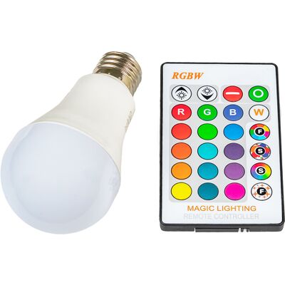 LED žárovka RGBW E27 5W 360° LED žárovka RGBW E27 5W 360°