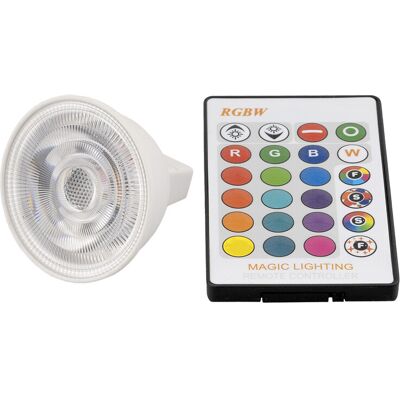 LED žárovka RGBW MR16 3W 60° LED žárovka RGBW MR16 3W 60°