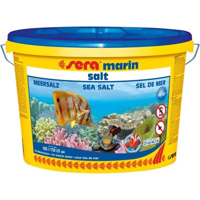 Sera Sera Mořská Růžová Sůl - Ryby, Údržba, Voda, 20 KG Sera Sera Mořská Růžová Sůl - Ryby, Údržba, Voda, 20 KG